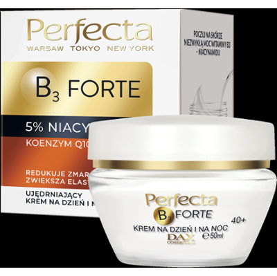 Perfecta B3 Forte ujędrniający krem na dzień i na noc 40+ z 5% niacynamidem