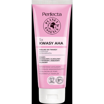 Perfecta Kwasowa dermabrazja peeling do twarzy 5x kwasy AHA