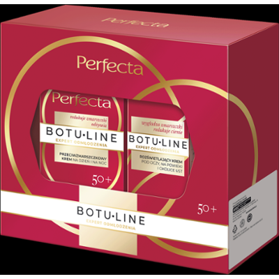 Zestaw Perfecta Botu-line Krem na dzień i na noc 50+ plus Krem pod oczy