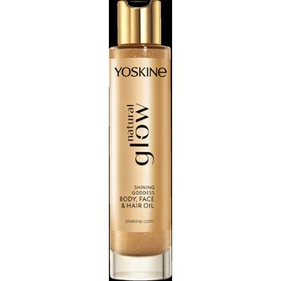 Yoskine Natural Glow Rozświetlający olejek do ciała, twarzy i włosów
