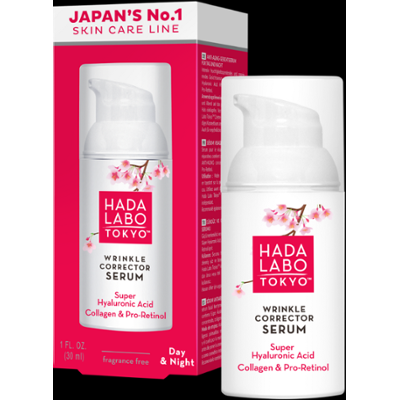 Hada Labo Tokyo Red Przeciwzmarszczkowe serum na dzień i na noc