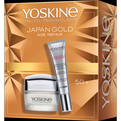 Zestaw Yoskine Japan Gold Krem na dzień i na noc 50+ i Krem pod oczy