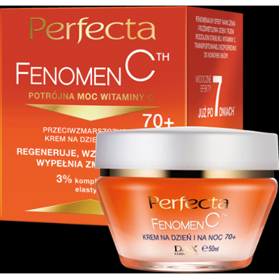 Perfecta Fenomen C Przeciwzmarszczkowy krem do twarzy na dzień i na noc 70+