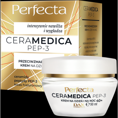 Perfecta Ceramedica PEP-3 Przeciwzmarszczkowy krem na dzień i na noc 40+