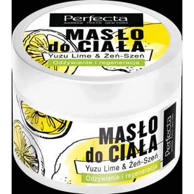 Perfecta SPA Masło do ciała Yuzu Lime & Żeń-szeń