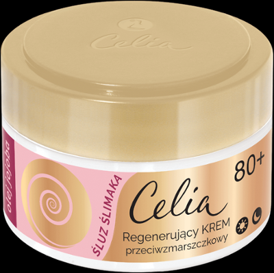 Celia Śluz Ślimaka Regenerujący krem przeciwzmarszczkowy z olejem jojoba 80+