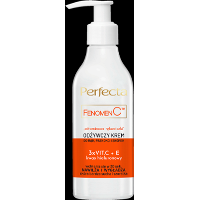 Perfecta Fenomen C Odżywczy krem do rąk, paznokci i skórek ,,witaminowe rękawiczki