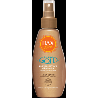 Dax Sun przyspieszacz opalania do twarzy i ciała - turbo gold