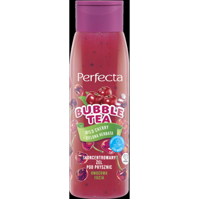 Perfecta Bubble Tea Skoncentrowany żel pod prysznic Wild Cherry+Zielona Herbata