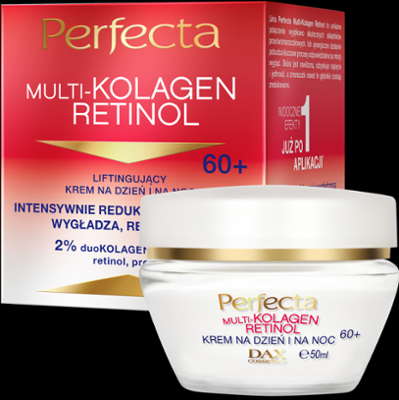 Perfecta Multikolagen Retinol Liftingujący krem na dzień i na noc 60+