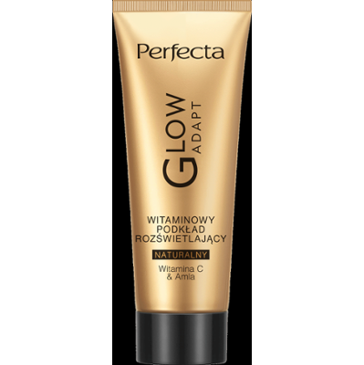Perfecta GLOW ADAPT Witaminowy podkład rozświetlający Witamina C&Amla Naturalny