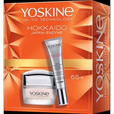 Zestaw Yoskine Hokkaido Japan Enzyme Krem na dzień i na noc 65+ i Krem pod oczy