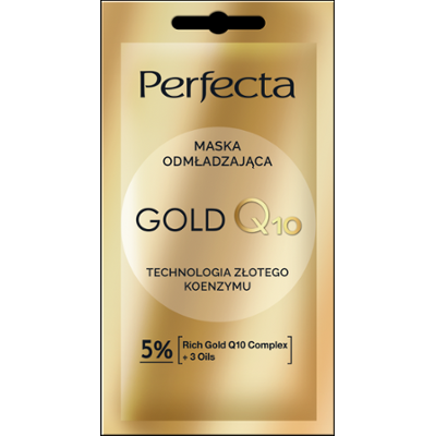 Perfecta Gold Q10 Maska do twarzy odmładzająca