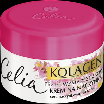Celia Kolagen przeciwzmarszczkowy krem do twarzy na naczynka