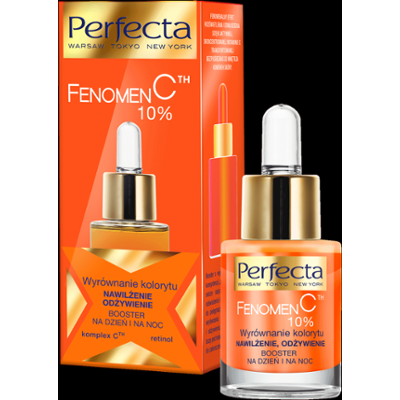Perfecta Fenomen C Wyrównanie kolorytu Booster, serum do twarzy z witaminą C
