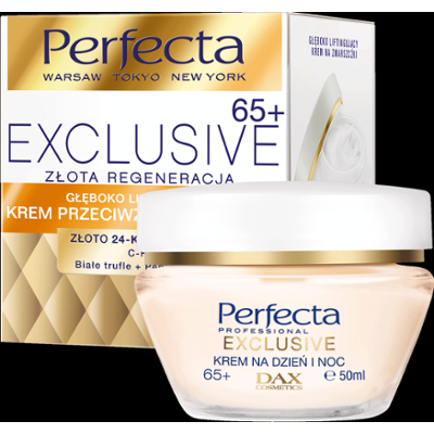 Perfecta Exclusive Złota Regeneracja Głęboko Liftingujący krem przeciwzmarszczkowy 65+