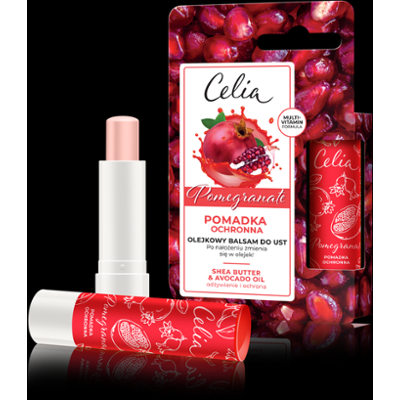 Celia Olejkowy balsam do ust Pomegranate