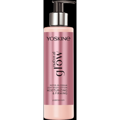Yoskine Natural Glow Nawilżająco-ujędrniający lekki balsam do ciała o konsystencji water-in-cream