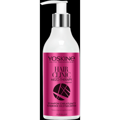 Yoskine Hair Clinic Mezo-Therapy Szampon chelatujący głęboko oczyszczający, 200 ml