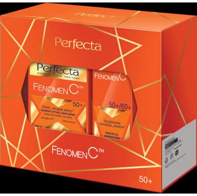 Zestaw Perfecta Fenomen C Krem na dzień i na noc 50+ plus Krem pod oczy