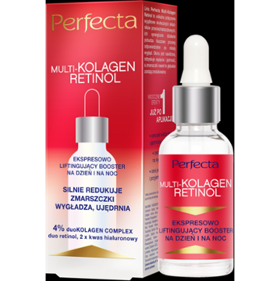 Perfecta Multikolagen Retinol Ekspresowo liftingujące serum na dzień i na noc
