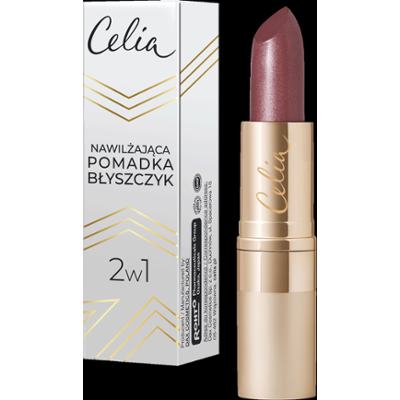 Celia nawilżająca pomadka-błyszczyk do ust 505 różowy brąz