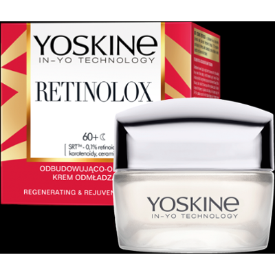 Yoskine Retinolox Odbudowująco-odżywczy krem odmładzający na noc 60+