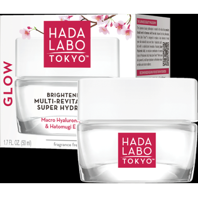 Hada Labo Tokyo Glow Skin Rozświetlający multi-rewitalizujący hydrożel do twarzy na dzień i na noc