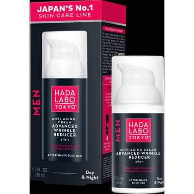 Hada Labo Tokyo Men przeciwzmarszczkowo-nawilżający krem na dzień i noc dla mężczyzn