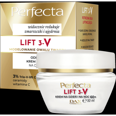 Perfecta Lift 3-V Odbudowujący krem liftingujący na dzień i na noc 60+
