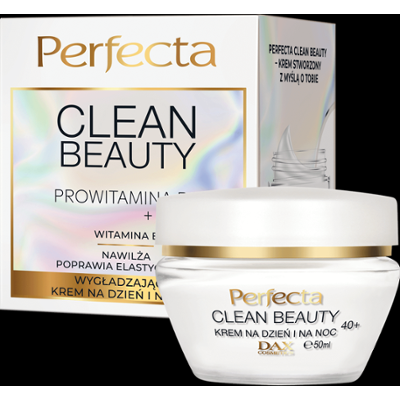 Perfecta Clean Beauty Wygładzający krem na dzień i na noc 40+ z PROwitaminą B5