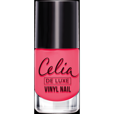 Celia Vinyl Nail Winylowy lakier do paznokci 606 malinowy