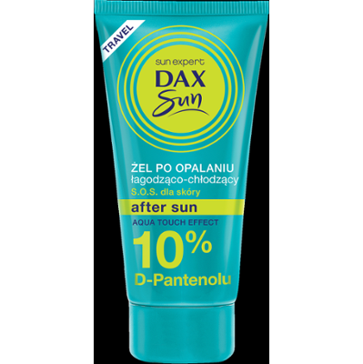 Dax Sun TRAVEL Żel chłodząco-łagodzący po opalaniu 10% D-PANTENOL, SOS dla skóry
