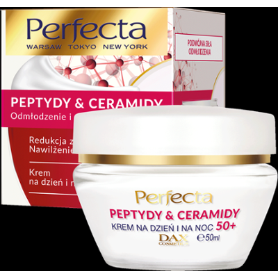 Perfecta Peptydy i Ceramidy Krem na dzień i na noc 50+