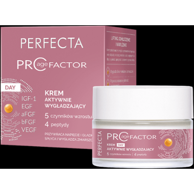 Perfecta Pro Age Factor Krem aktywnie wygładzający na dzień