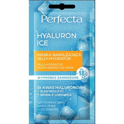 Perfecta Hyaluron Ice Jelly-Hydrator Maska nawilżająca do twarzy