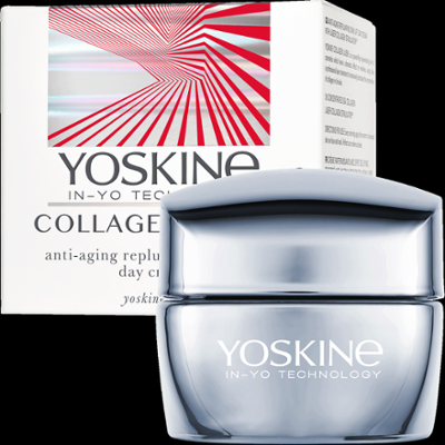 Yoskine Collagen Laser Wypełniająco-liftingujący krem do twarzy na dzień z laserowym stymulatorem kolagenu