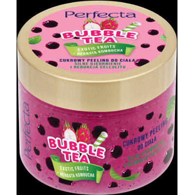 Perfecta Bubble Tea Cukrowy peeling do ciała Exotic Fruits