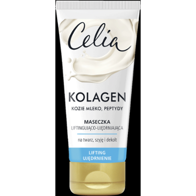 Celia Kolagen Maseczka do twarzy liftingująco-ujędrniająca Kozie Mleko