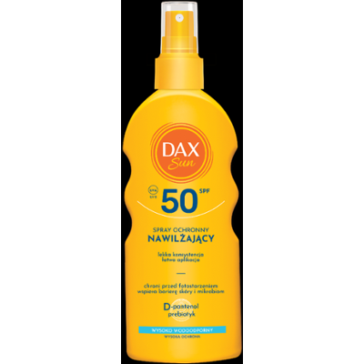 Dax Sun Spray do opalania SPF 50 nawilżający wodoodporny