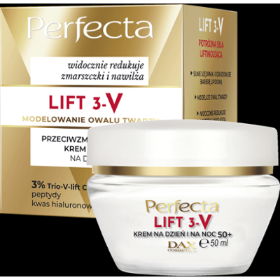 Perfecta Lift 3-V Przeciwzmarszczkowy krem liftingujący na dzień i na noc 50+