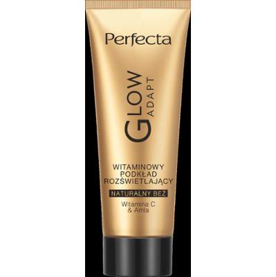 Perfecta GLOW ADAPT Witaminowy podkład rozświetlający Witamina C&Amla Naturalny beż