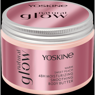 Yoskine Natural Glow Wygładzające masło do ciała z efektem nawilżenia