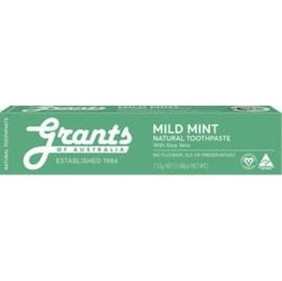 Łagodząca, naturalna pasta do zębów Grants of Australia- bez fluoru, delikatnie miętowa