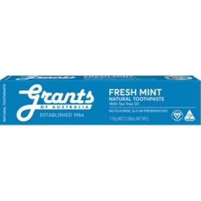 Odświeżająca, naturalna pasta do zębów Grants of Australia- bez fluoru, o smaku mięty