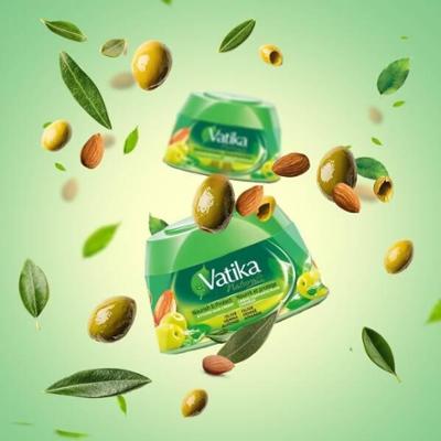 Vatika Krem do stylizacji włosów Oliwa-Migdał-Henna 210ml (ważność: 30.06.2026)