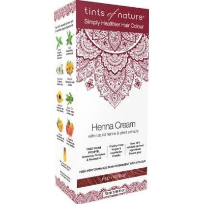 Półtrwała farba do włosów z henną Tints of Nature – Czerwona