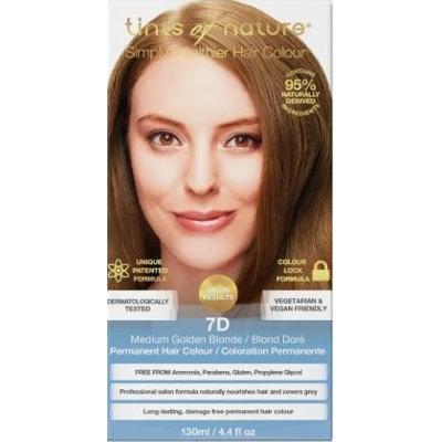 Naturalna farba do włosów Tints of Nature – 7D Średni złoty blond