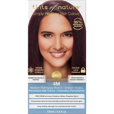 Naturalna farba do włosów Tints of Nature – 4M Średni mahoniowy brąz
