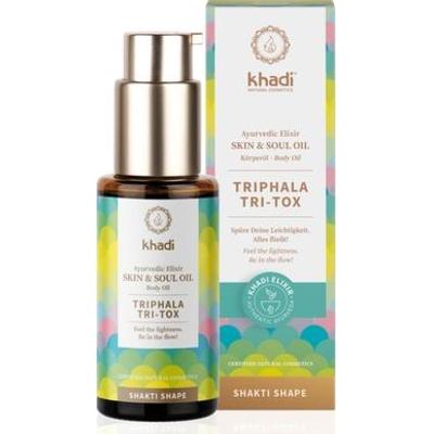 Ajurwedyjski olejek do masażu limfatycznego Khadi - Triphala Tri-tox- Shakti Shape